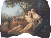 Francois Boucher Bacchus and Erigone:Autumn oil painting artist